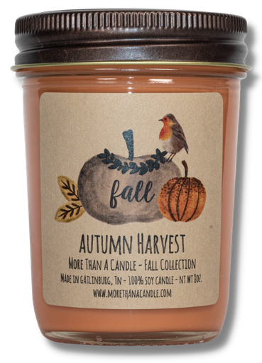 [ATH8J] Autumn Harvest - 8 oz Jelly Jar