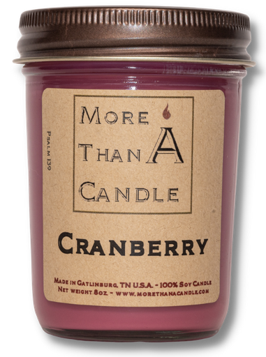 [CBY8J] Cranberry - 8 oz Jelly Jar