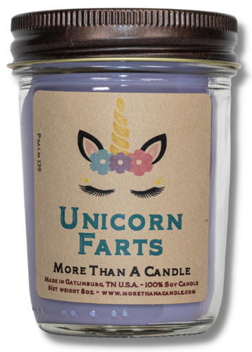[UCF8J] Unicorn Farts - 8 oz Jelly Jar