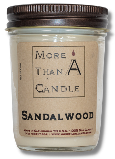 [SDW8J] Sandalwood - 8 oz Jelly Jar