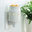 White Hobnail Fragrance Warmer