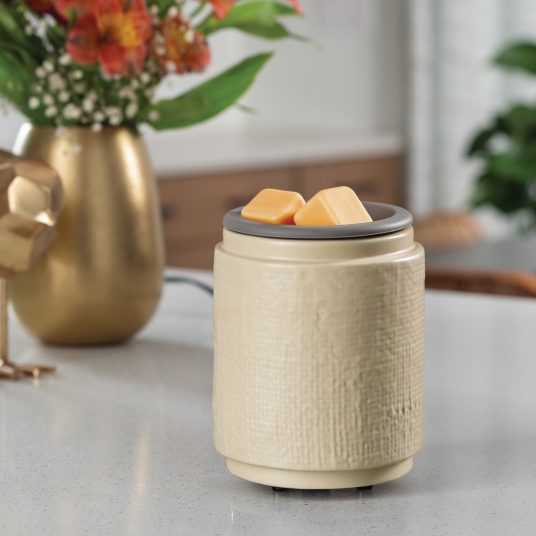 Natural Linen Flip Dish Wax Warmer