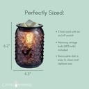 Smoky Hobnail Vintage Bulb Wax Warmer