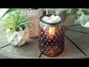 Smoky Hobnail Vintage Bulb Wax Warmer