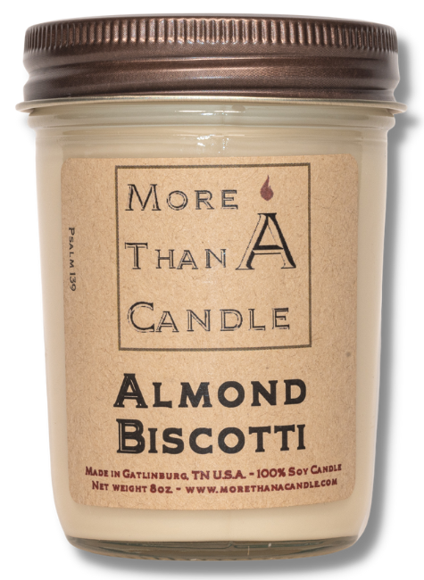Almond Biscotti - 8 oz Jelly Jar