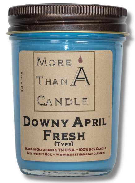 April Fresh Downy - 8 oz Jelly Jar