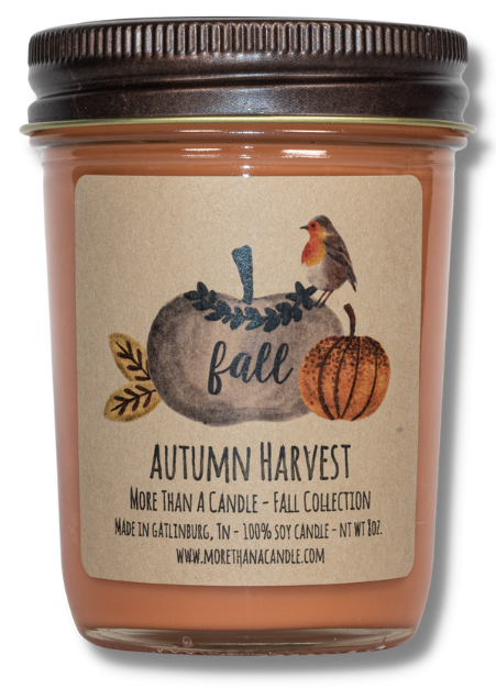 Autumn Harvest - 8 oz Jelly Jar