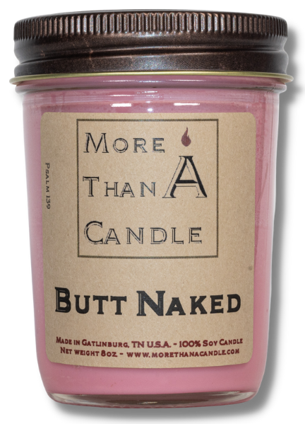 Butt Naked - 8 oz Jelly Jar