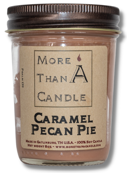 Caramel Pecan Pie - 8 oz Jelly Jar