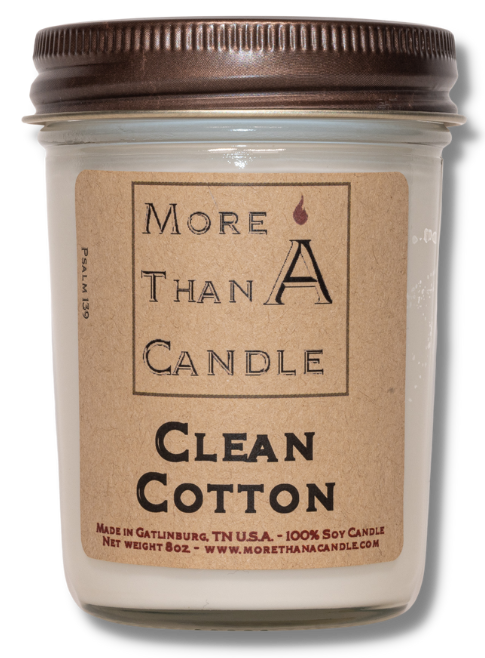 Clean Cotton - 8 oz Jelly Jar