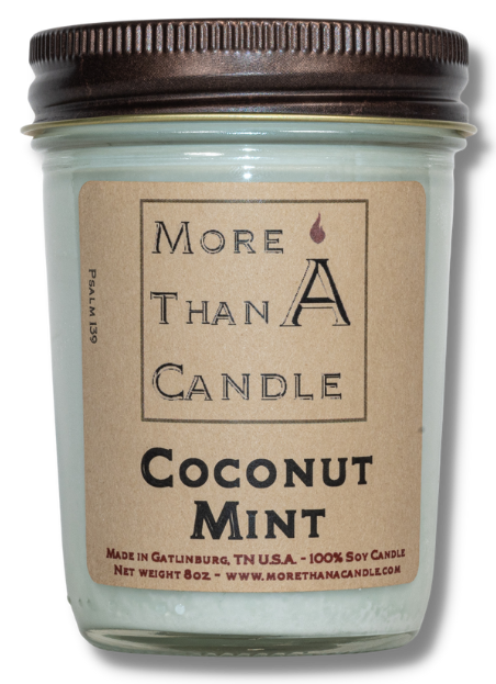 Coconut Mint - 8 oz Jelly Jar