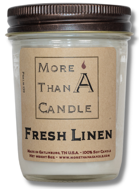 Fresh Linen - 8 oz Jelly Jar