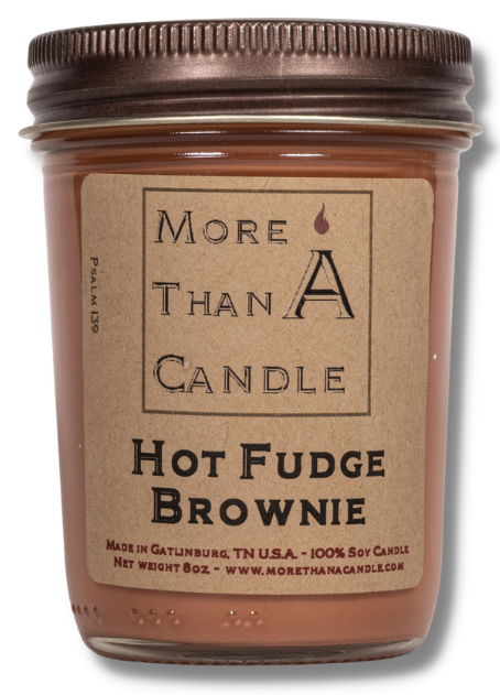 Hot Fudge Brownie - 8 oz Jelly Jar