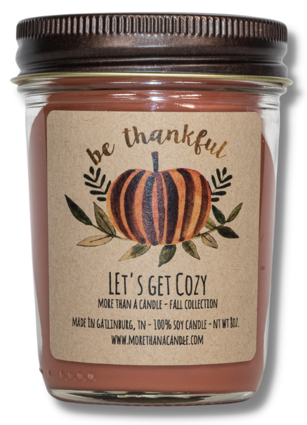 Let's Get Cozy - 8 oz Jelly Jar