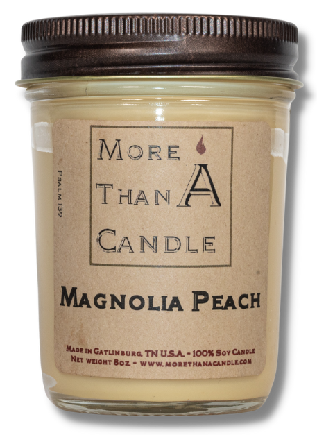 Magnolia & Peach - 8 oz Jelly Jar