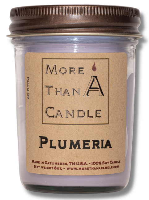 Plumeria - 8 oz Jelly Jar
