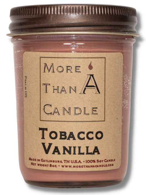 Tobacco & Vanilla - 8 oz Jelly Jar