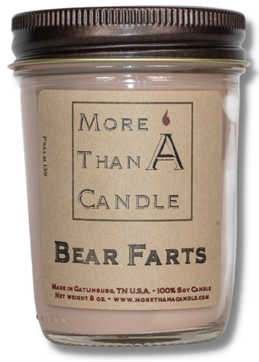 [BRF8J] Bear Farts - 8 oz Jelly Jar