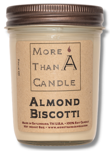 [AB8J] Almond Biscotti - 8 oz Jelly Jar