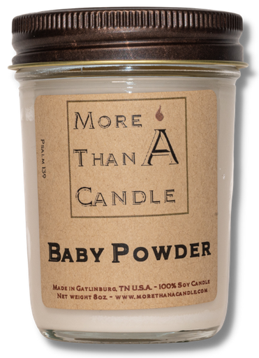 [BPD8J] Baby Powder - 8 oz Jelly Jar