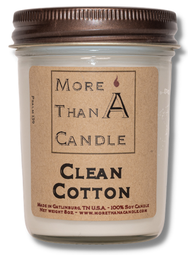 [CLC8J] Clean Cotton - 8 oz Jelly Jar