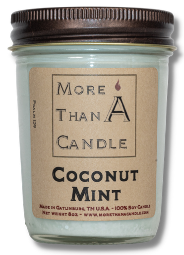 [CNM8J] Coconut Mint - 8 oz Jelly Jar