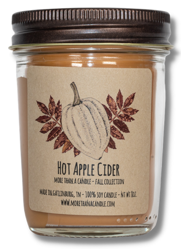 [HAC8J] Hot Apple Cider - 8 oz Jelly Jar