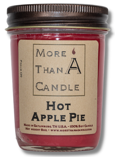 [HAP8J] Hot Apple Pie - 8 oz Jelly Jar