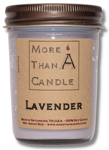 [LDR8J] Lavender - 8 oz Jelly Jar