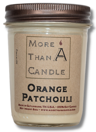 [OPT8J] Orange Patchouli - 8 oz Jelly Jar
