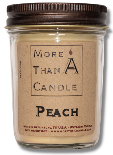 [PCH8J] Peach - 8 oz Jelly Jar