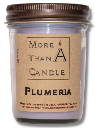 [PMA8J] Plumeria - 8 oz Jelly Jar